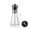 Silver, variant on Colored Glass Spray Bottles - 2 Pack Refillable Nozzle Spray Bottles for Essential Oils, Cleaning Solutions, and DIY Projects