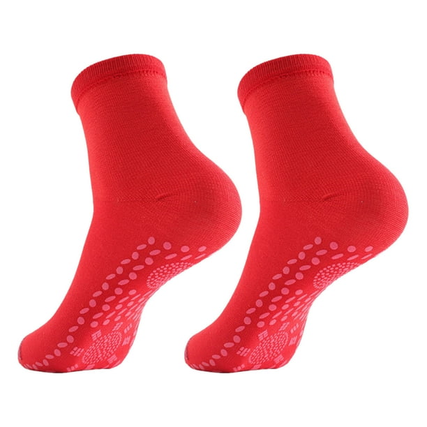 Calcetines de algodón elásticos, cómodos y autocalentables, que ofrecen masajes, cálidos y resistentes al frío.
