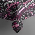 thumbnail image 5 of Pink Breast Cancer and Love Square Tablecloth,Waterproof Square Table Cover,Wipeable Spillproof Washable Table Cover for Home Kitchen Party Decor 52"x52"(132x132cm), 5 of 6