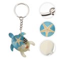 thumbnail image 2 of 1pc Adorable Turtle Bag Keys Resin Hanging Pendant Lovely Decorative Key Chain, 2 of 7