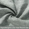 thumbnail image 5 of Flxxie Queen Natural Linen Yarn Dyed Pillowcase Set of 2, Breathable and Lightweight Washed Pillow Cases, 20" x 30", Dark Gray, 5 of 5