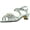 White, variant on Jumping Jacks Marlene Dress Sandal