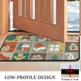 thumbnail image 3 of Christmas Entryway Rug 17x30 Inch, Festive Doormat with Santa Sleigh Design - Non-Slip Welcome Mat for Indoor Outdoor Holiday Decor, 3 of 7