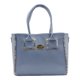 thumbnail image 1 of Bolsa Satchel Exterior Piel vegana Color Azul Para Mujer De RBBASICS, 1 of 3
