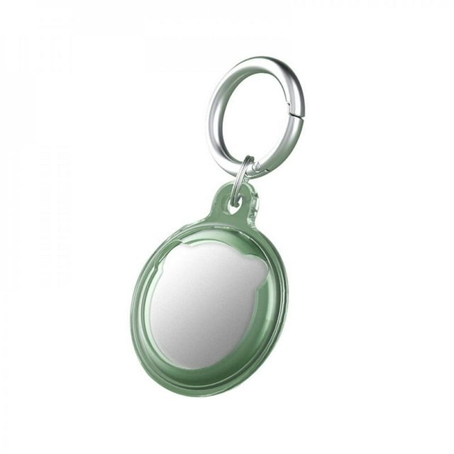Soft Protective Case For AirTags Anti-Scratch Lightweight Waterproof Cover Key Ring Chain Silicone Tracker Holder Clear