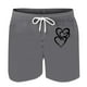 thumbnail image 3 of Mens Casual Pantalones Cortos en Forma de Corazón Impreso Cordón Bolsillo Playa, Poliéster Spandex para Primavera Verano Al Aire Libre Y Diario, 3 of 8