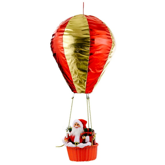 Upgraded Santa Hot Air Balloon Decoration for Birthday Party Home Festival