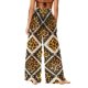 thumbnail image 5 of Pantalones de playa de gasa ligeros para mujer con protección solar, pantalones anchos de estilo bohemio estampados, blusa para mujer, 5 of 7