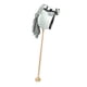 thumbnail image 2 of Caballo de peluche para montar a caballo, resistente y divertido, cabeza de animal de peluche de 31,5'' con Blanco, 2 of 6