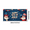 3A, variant on Cartoon Patriotic Banner Happy 4th of July Decorative Design Stars Stripes Celebration Banner for Independence Day Party Outdoor Decoration Holiday Event