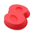 thumbnail image 2 of Kiskick Cake Mold Food Grade Heat Resistant Silicone Number DIY Cake Mold Birthday Baking Tool for Home Kitchen, 2 of 8