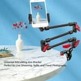 thumbnail image 3 of Adjustable Articulating Arm, Articulating Arm Camera Mount 360 Degree Rotation Antislip 31in  for Action Cameras, 3 of 7