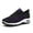 Black, variant on Women's Hiking Walking Sneakers Comfortable Lightweight Air Mesh