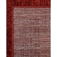 thumbnail image 5 of Contemporary Augustus Collection Area Rug in Terracotta Color and Rectangle, Runner Shape, 5 of 6