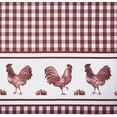 thumbnail image 2 of Barnyard Tier And Valance Set 58 X 36/58 X 14 - Burgundy, 2 of 2