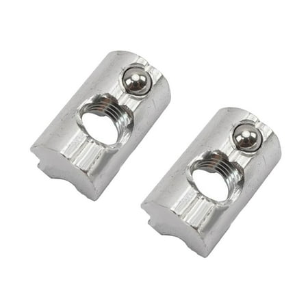 

Aluminum sliding block with stainless steel spring ball Solar M8 thread A13x22mm