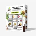 thumbnail image 1 of NBF - Aceite de Aguacate Extra Virgen | Tripack Gourmet: Ajo, Hierbas de Provenza, Chipotle | Rico en Omega-3, 6, 9 | Prensado en Fr&iacute;o | Ideal para Cocinar y Aderezar, 1 of 9
