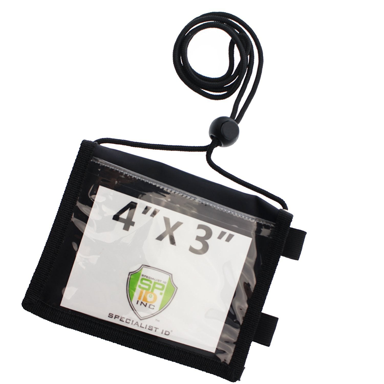 Heavy Duty 4 X 3 Nylon Trade Show Credential Badge Holder for Trade