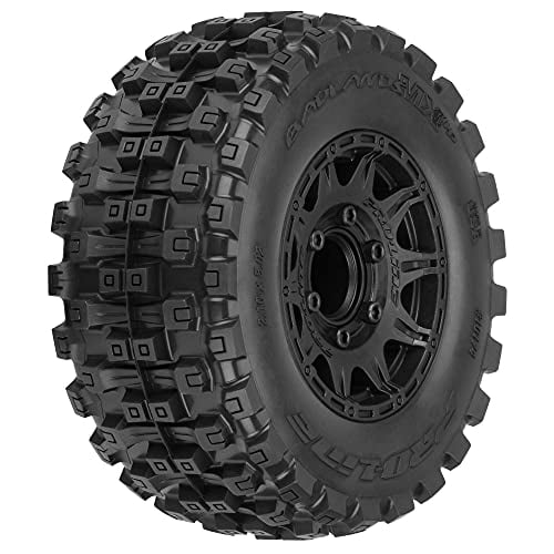 Pro-Line Racing 1/10 Badlands MX28 Belted F/R 2.8&quot; MT Tres Mounted 12mm Blk Raid 2 PRO1017410