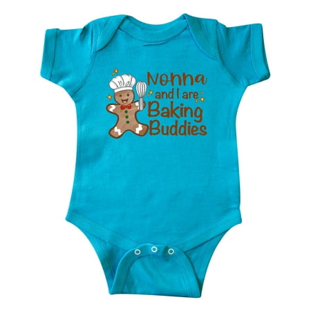 

Inktastic Nonna And I Are Baking Buddies Gift Baby Boy or Baby Girl Bodysuit