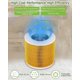 thumbnail image 2 of Set of 3 round filters for Karcher vacuum cleaners [WD3, WD2, WD1, MV3, MV2, A, K, KNT, NT, SE, VC] + 3 closing screws for allergy sufferers against, 2 of 5