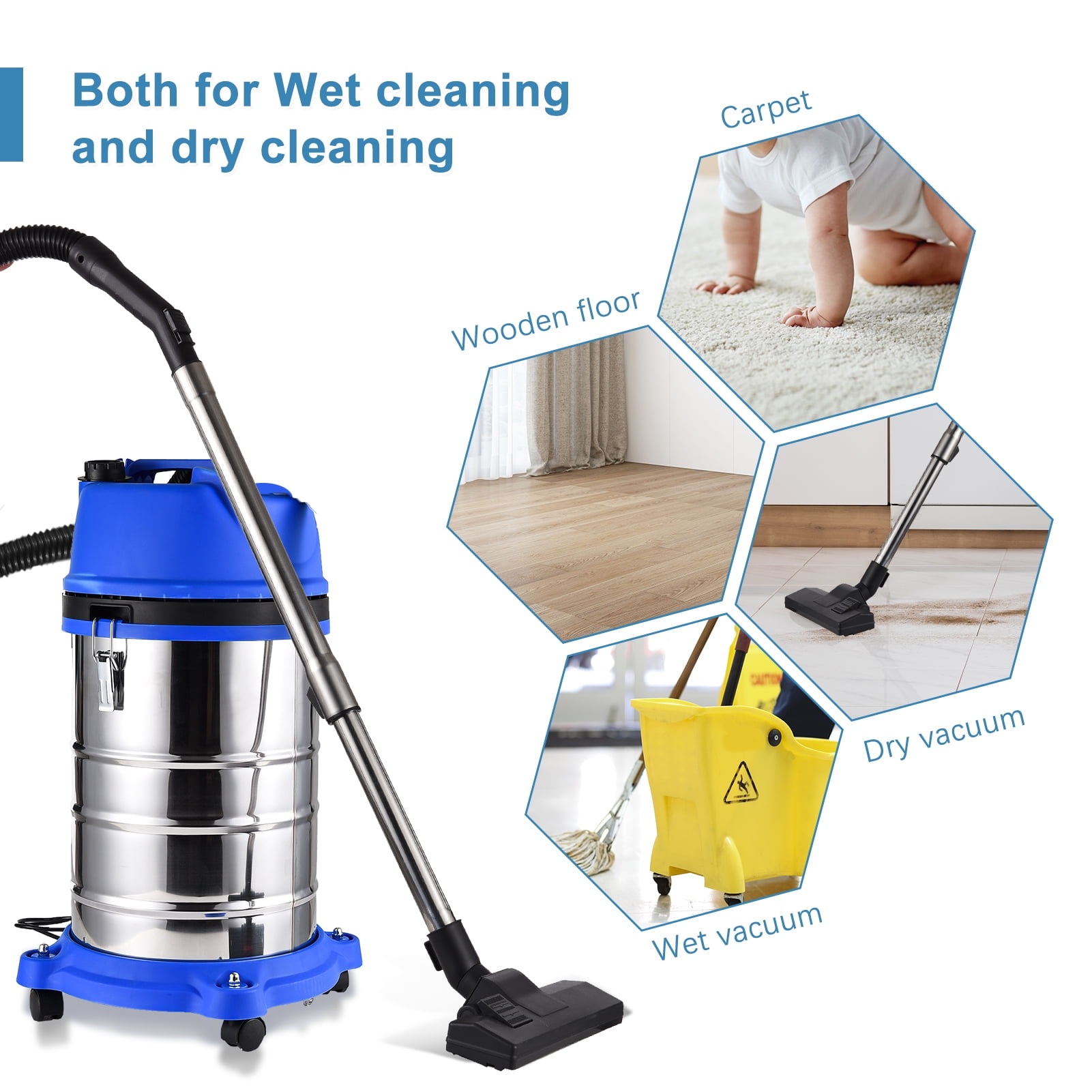 Vacuum cleaner, Cleaner Car Commercial Use And 1600w Floor Cleaner 18kpa Suction Car Cleaner Cleaner 30l/8 18kpa Cleaner Car Mewmewcat Cleaner 30l8 18kpa Buzhi