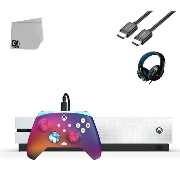 Pre-Owned Microsoft Xbox One S White 500GB Gaming Console   Headset BOLT AXTION ( )