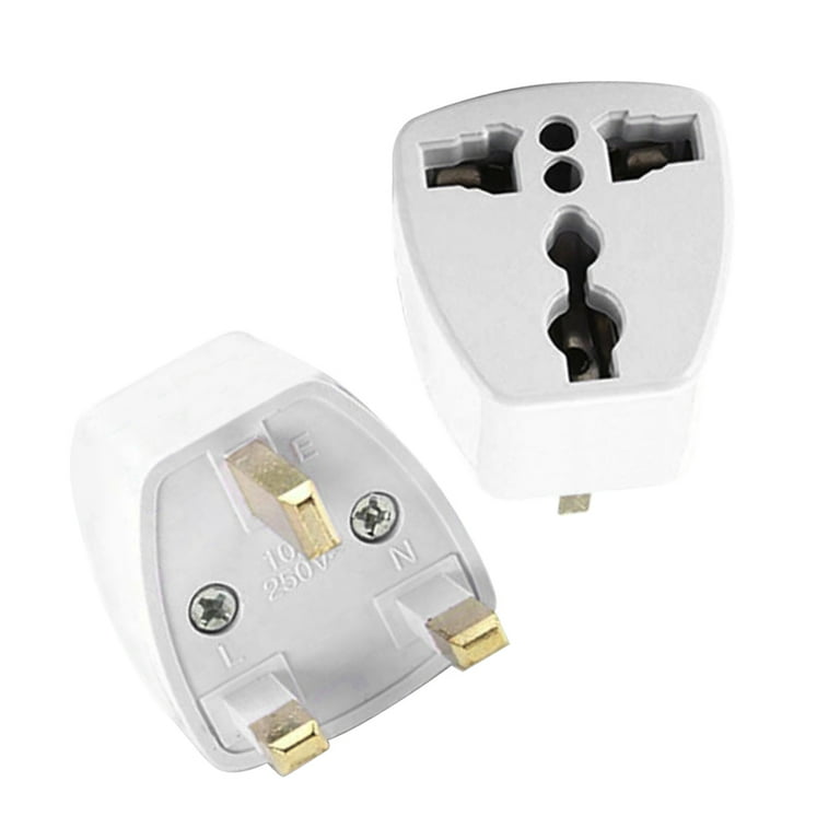 Biplut World Travel US EU UK to Europe Canada AC Power Plug Adapter  Converter Socket (EU Plug) 