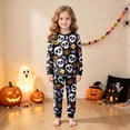 thumbnail image 2 of NOLDARES Toddler Baby Halloween Outfit Boy Girl Pumpkin Patch Crew Sweatshirt and Pants Set Halloween Fall Baby Clothes(Black,6-7 Y), 2 of 9