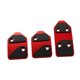 thumbnail image 1 of Juego de 3 cubiertas para pedales de acelerador y freno para coche. Rojo, 1 of 8