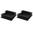 thumbnail image 1 of sourcingmap 75mm x 75mm Plastic Square Caps Tube Pipe Inserts End Blanking 2 Pcs, 1 of 1