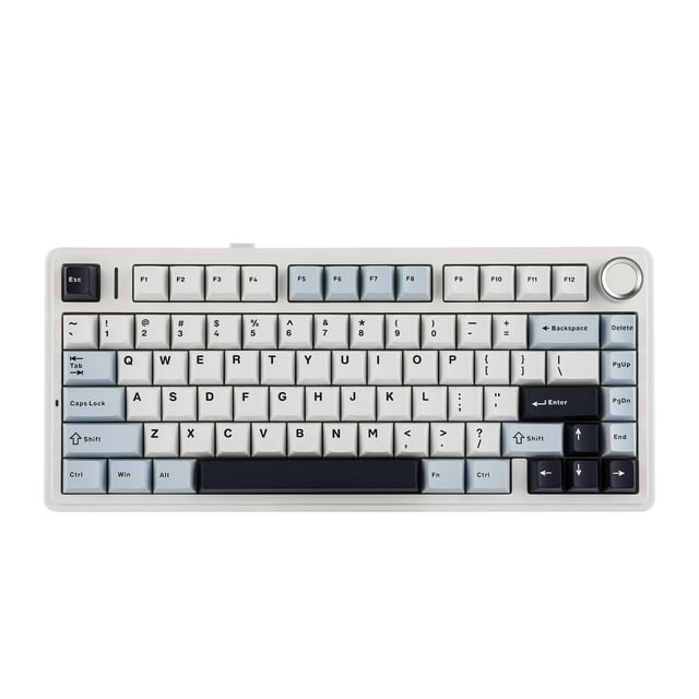 EPOMAKER x Aula F75 Gasket Mechanical Keyboard, 75% Wireless Hot Swappable Gaming Keyboard with Five-Layer Padding&Knob, Bluetooth/2.4GHz/USB-C, RGB (