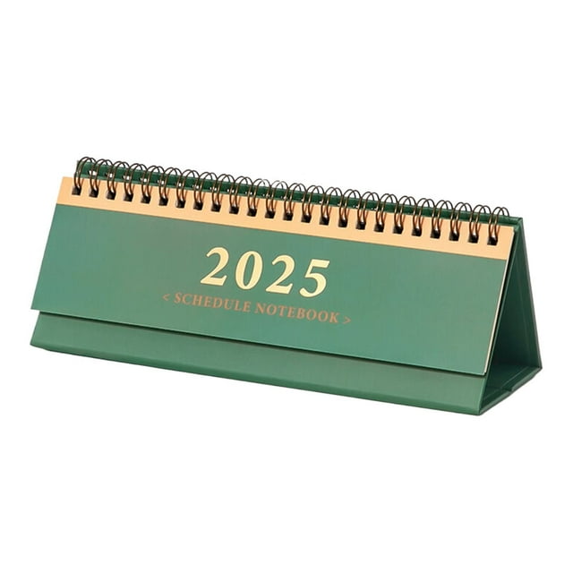 Desk Calendar Small Flip Top Desk Calendar Monthly Calendar Daily Flip Top Desktop Calendar Planner Twin Wire Bound Monthly Desktop Calendar Suitable Fo