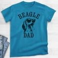 thumbnail image 2 of Beagle Dad T-shirt, Unisex Men's Shirt, Beagle Owner, Cool Dog Father Gift, Heather Blue, XX-Large, 2 of 6