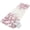 White, variant on Runner Rug 15.7"x47.2", Pink Cherry Non Slip Backing Floor Mats Area Rugs, Absorbent Muddy Dirt Trapping Carpet for Hallway Entryway Kitchen Bedside Spring Floral Flowers Botanical Watercolor