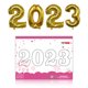 thumbnail image 2 of Globo de papel de aluminio para decoración de fiesta de cumpleaños con número 2023 de 32 pulgadas al por mayor Sincero Hogar, 2 of 6