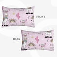 thumbnail image 4 of Balery No Drama Llama Bedding Queen Pillow Cases - Envelope Closure - Soft Brushed Microfiber Fabric - Shrinkage and Fade Resistant Pillow Cases-14"x20", 4 of 9