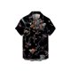 thumbnail image 3 of Camisas casuales de verano para la playa para hombre, camiseta con botones de manga corta con estampado 3D de animales, para hombre, Hemd Sommer Herren, 3 of 5