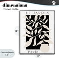 thumbnail image 4 of Stupell Industries Eclectic Le Jardin Paris Botanicals Black Framed Giclee Art, 11 x 14, by Natalie Carpentieri, 4 of 8
