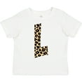 thumbnail image 3 of Inktastic Leopard Print Letter L Boys or Girls Toddler T-Shirt, 3 of 5
