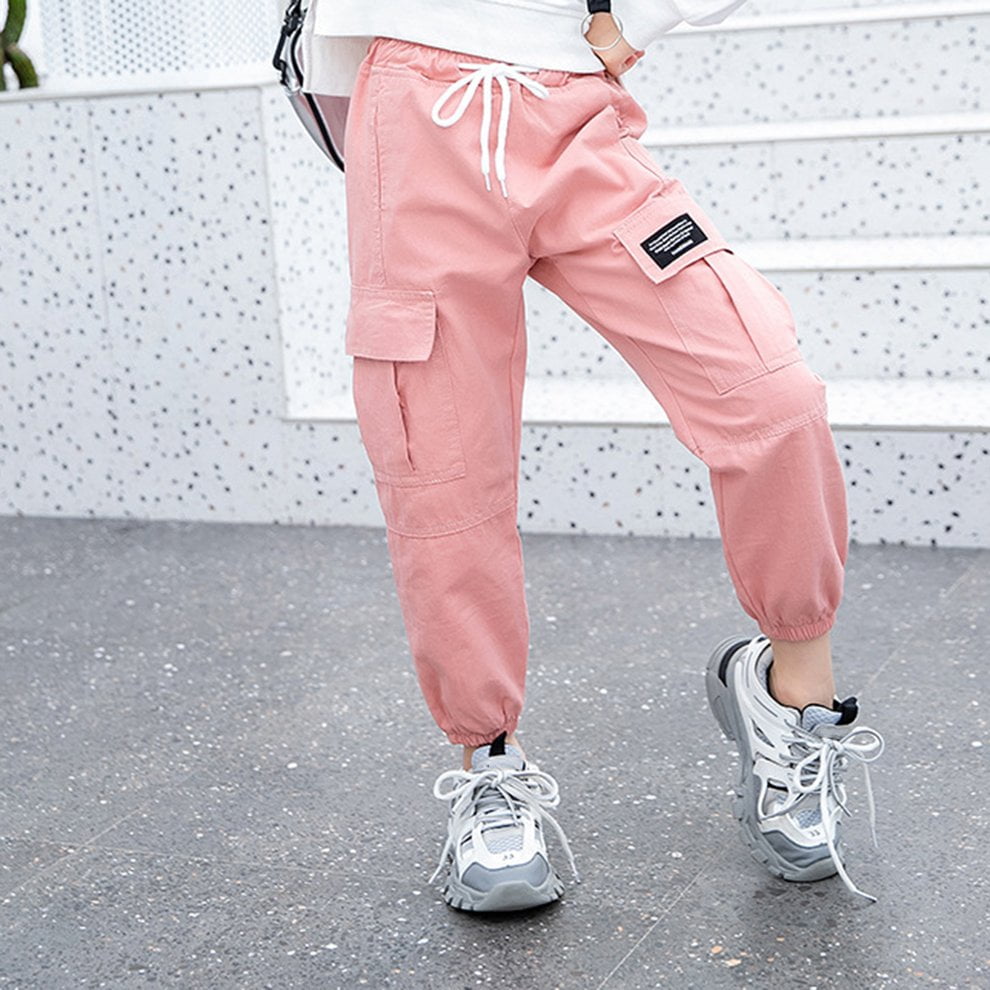 Cowgirl Girls Cargo Pants Spring Autumn 