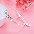 thumbnail image 4 of New 925 silver Fashion Baby Kids Girls Gift Yellow Openable Bracelets Bangle Heart Ball Jewelry, 4 of 6