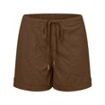 thumbnail image 6 of Womens Shorts Casual Summer Beach Drawstrings Shorts With Pockets Loose Cute Vacation Trendy Clothes, 6 of 7