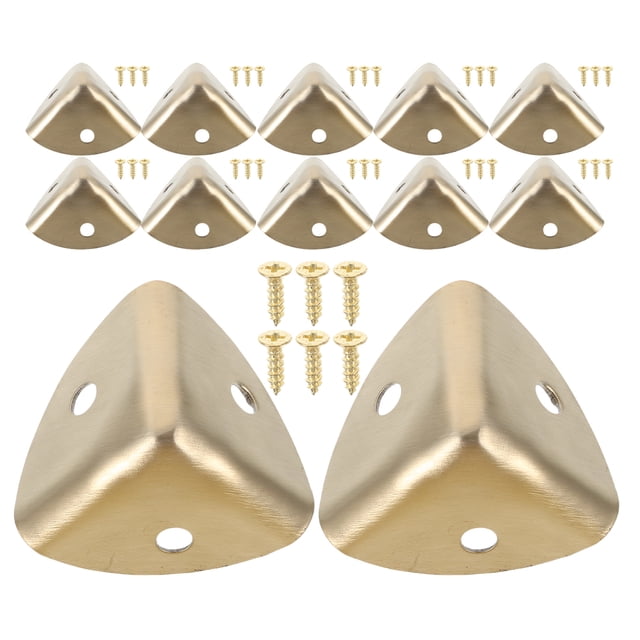 Protector de esquinas de caja, protectores de esquinas de 90 grados, protectores de bordes, cajas de madera, protectores de esquinas de muebles, cubiertas de bordes de cajas, 12 Uds.