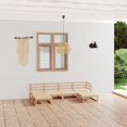 thumbnail image 1 of vidaXL 6 Piece Garden Lounge Set Solid Wood Pine, 1 of 4