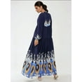thumbnail image 3 of Printed Long Sleeve Viscose Maxi Dress, 3 of 5