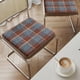 thumbnail image 5 of Cojín de lino, 1 pieza, cojines para silla de comedor, cojín para silla, desmontable y lavable, cojín para silla de casa u oficina, almohadilla de esponja gruesa, diseños de correa antideslizante, alm, 5 of 6