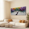 thumbnail image 4 of Large Colorful Tree of Life Canvas Wall Art, Abstract Tree Decor Painting Canvas Print for Living Room, Bedroom, Office Decorations, Gifts for Men, 4 of 7
