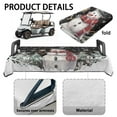 thumbnail image 5 of HUIACONG Christmas Snowman Universal Seat Covers for Golf Cart Anti-Slip Easy to Clean Golf Car Seat Towel Easy to Install and Clean Golfs Car Interior Decoration Compatible with EZGO Club Cars, 5 of 7
