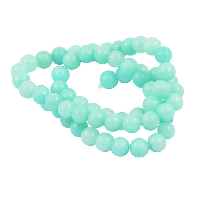 yuksok Amazonite Spacer Bead Strand Gemstone Spacer Loose Beads for Diy Jewelry Making 6mm